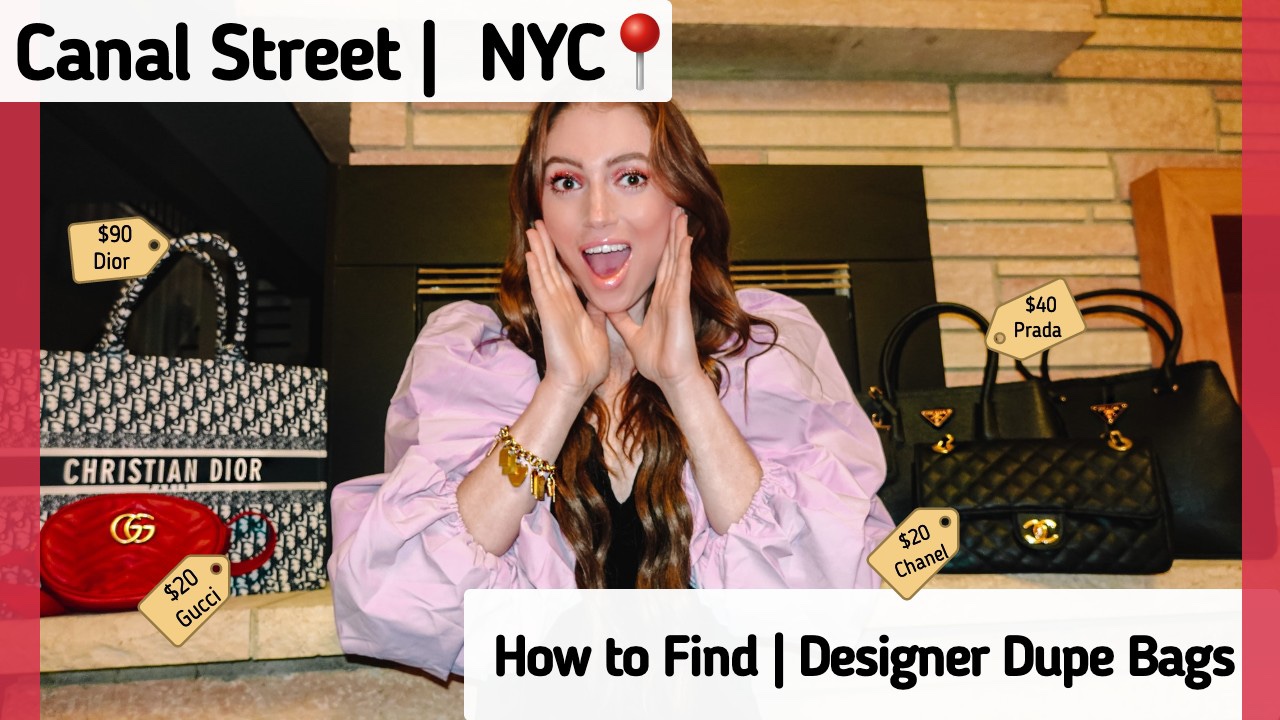 How to Find Designer Dupe Bags for $20 | Canal Street NYC | Lexington Ave NYC