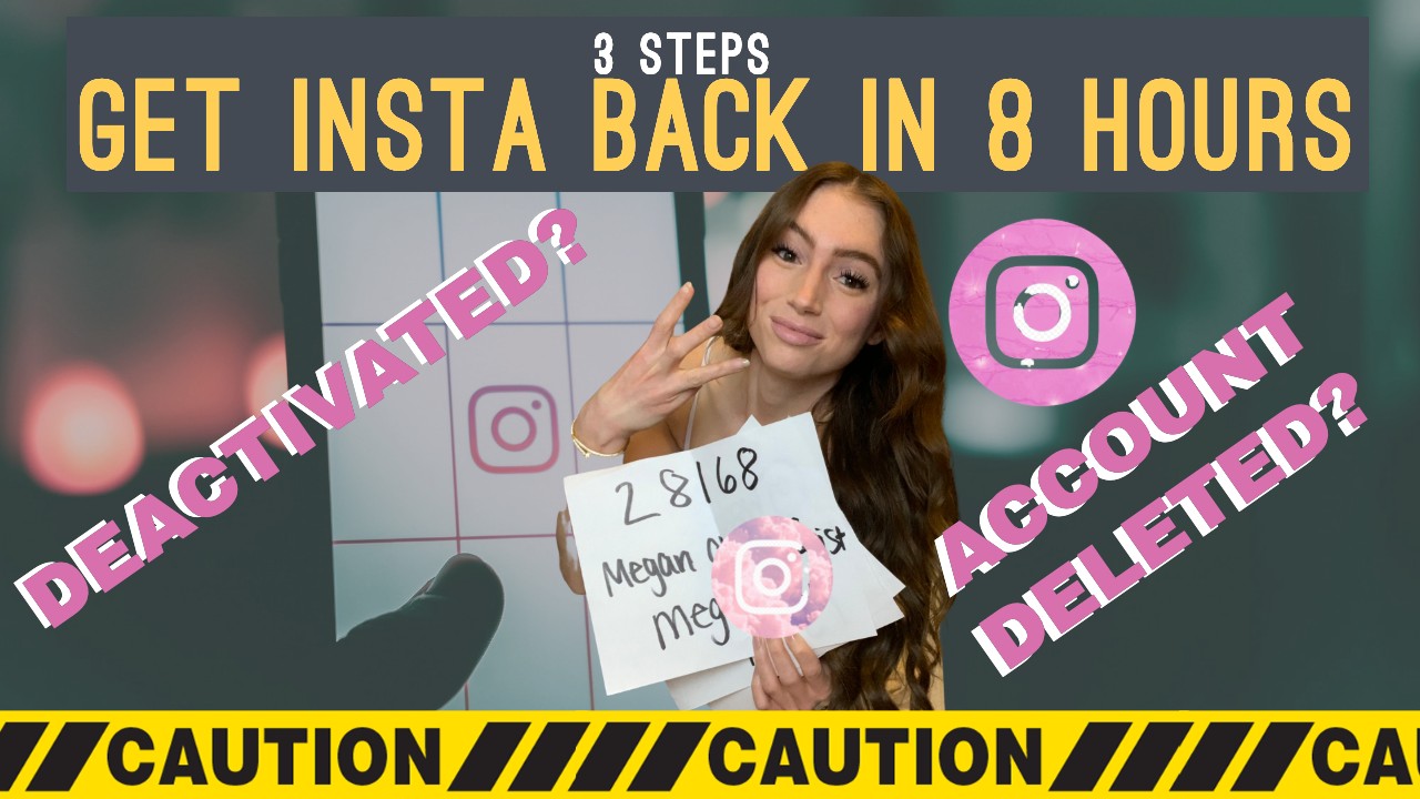 Instagram Deleted or Deactivated? | How to Get Instagram Back Within 8 Hours